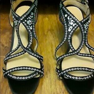 Antonio Melani embellished strappy heels